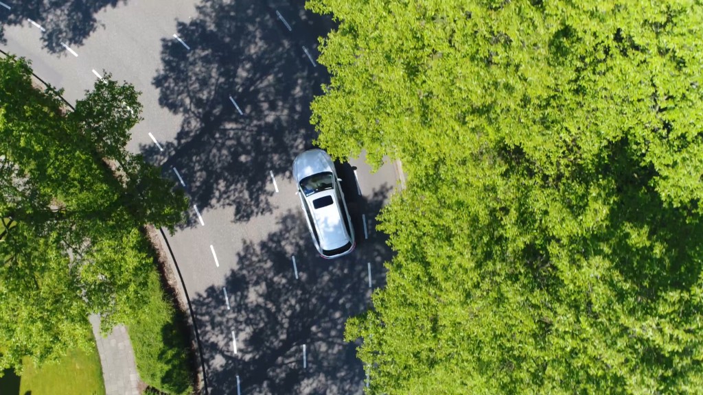 car on the road