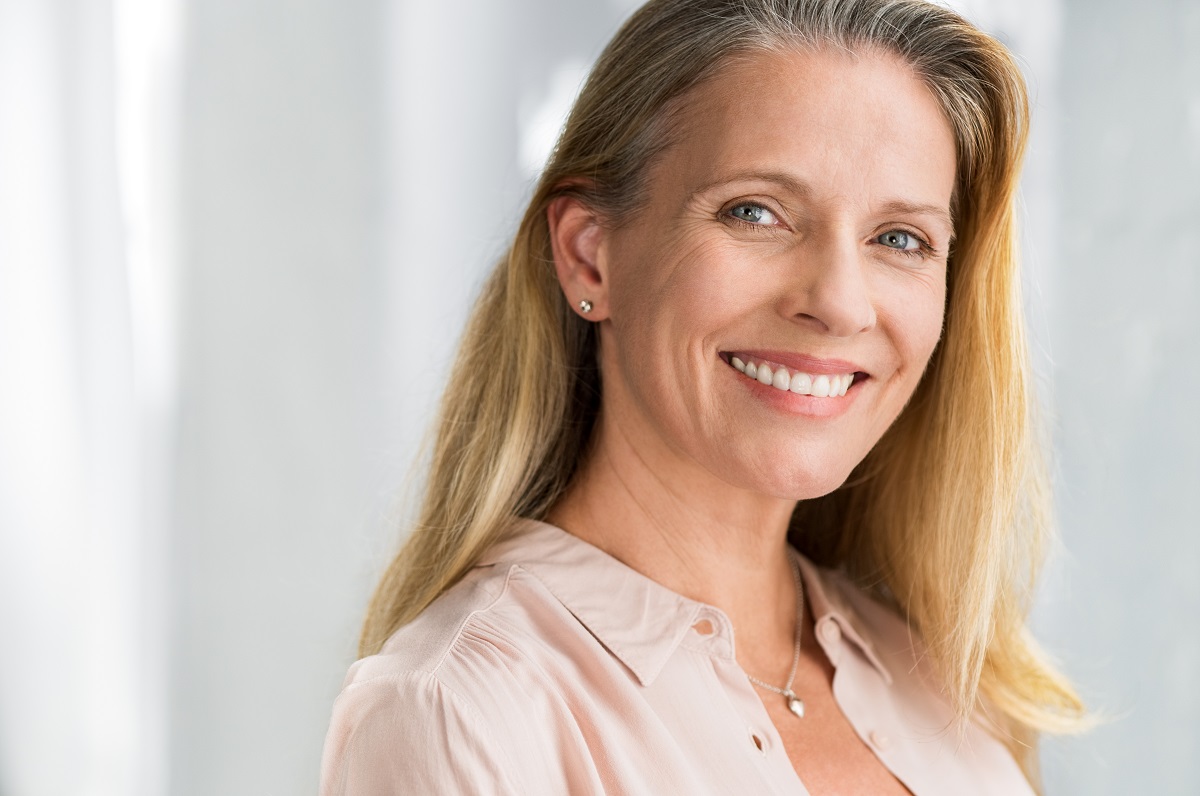 woman with a beautiful smile